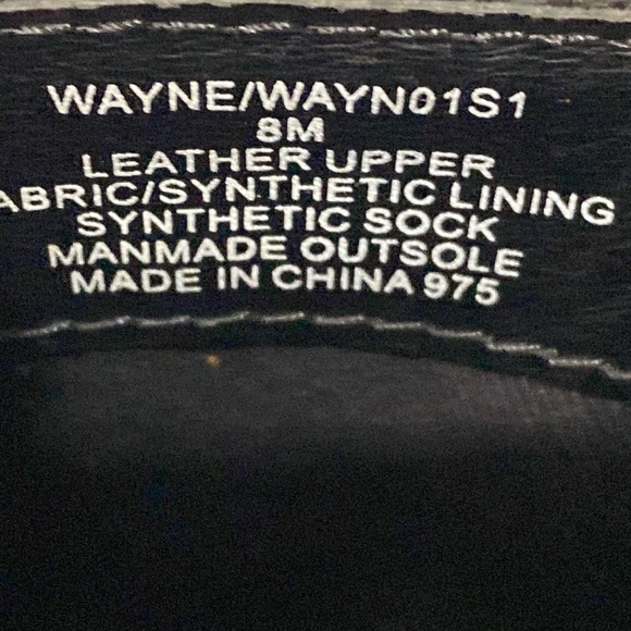 Steve Madden Black Leather Wayne Grunge Goth Gorpcore Lug Sole Moto Boots Size 8 - Picture 13 of 15